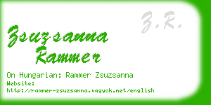 zsuzsanna rammer business card